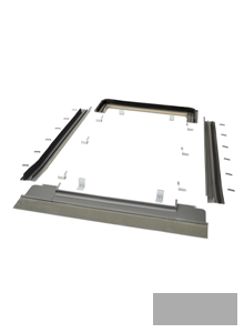 Clearline Fusion M10 portrait roofing kit, single panel - Powerland Renewable Energy