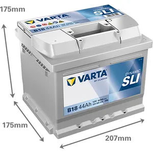 B18 Varta Dynamic SLI Car Battery 12V 44Ah (544402044) (063) - Powerland.co.uk