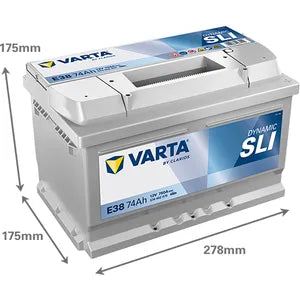 E38 VARTA SILVER DYNAMIC CAR BATTERY 74AH (096 / 100) - Powerland.co.uk