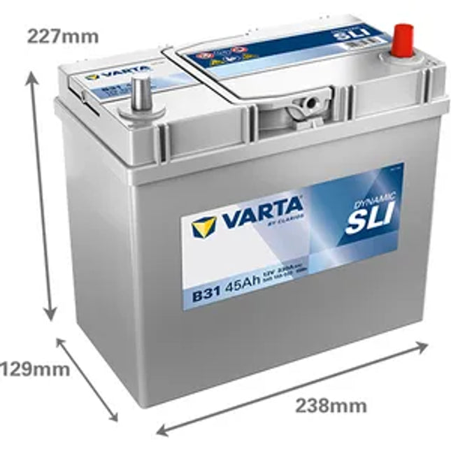B31 Varta Dynamic SLI Car Battery 12V 45Ah (545155033) (154) - Powerland.co.uk