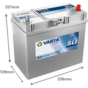 B31 Varta Dynamic SLI Car Battery 12V 45Ah (545155033) (154) - Powerland.co.uk