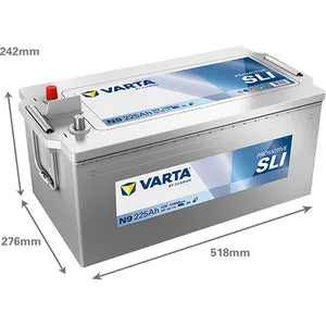 625SHD (N9) VARTA PROMOTIVE SILVER 12V 225AH 725103115 - Powerland.co.uk