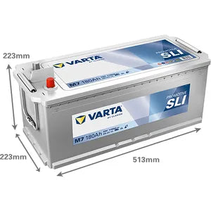 M7 VARTA PROMOTIVE 12V 180AH 680033110 - Powerland.co.uk
