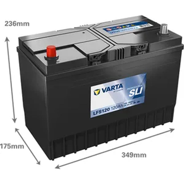 LFS120 Varta Professional Dual Purpose Leisure Battery 120Ah 620 147 078