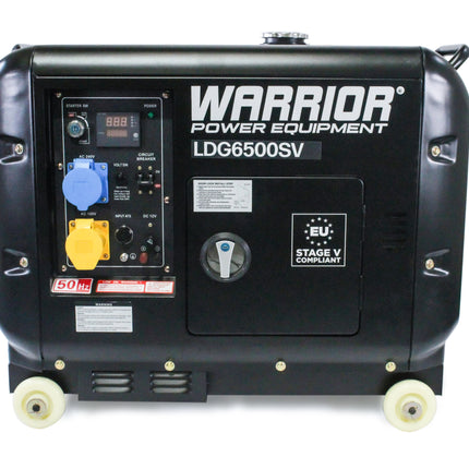 Warrior 6.25 kva Diesel Generator - LDG6500SV - Powerland Renewable Energy