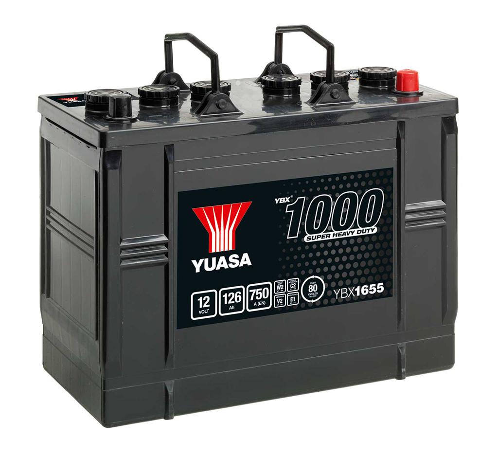 Yuasa YBX1655 12V 126Ah 750A Super Heavy Duty Commercial Vehicle Battery-Powerland