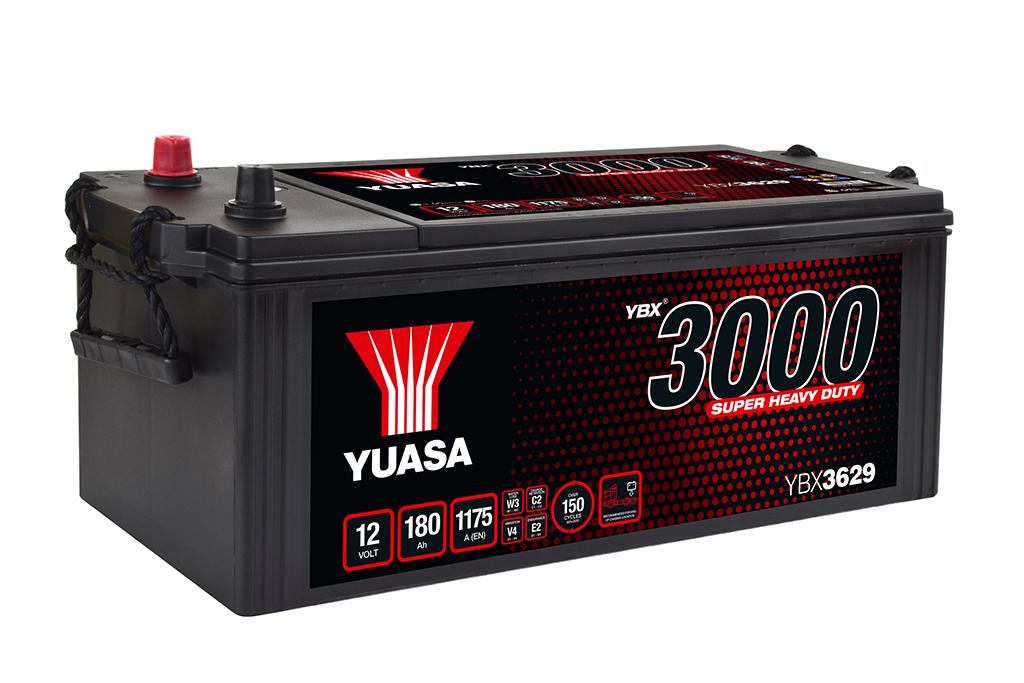 Yuasa YBX3629 12V 180Ah 1175A Super Heavy Duty SMF Commercial Vehicle Battery-Powerland