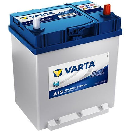 A13 VARTA BLUE DYNAMIC CAR BATTERY 12V 40AH (540 125 033) 054H CCA (EN) 330A-Powerland