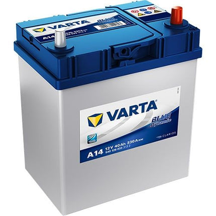 A14 VARTA BLUE DYNAMIC CAR BATTERY 12V 40AH (540 126 033) Type 054 CCA (EN) 330A-Powerland