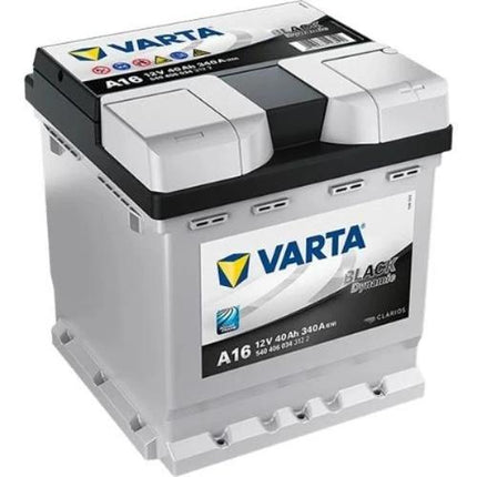 A16 VARTA BLACK DYNAMIC CAR BATTERY 12V 40AH TYPE 202 CCA (EN) 340 540406034-Powerland