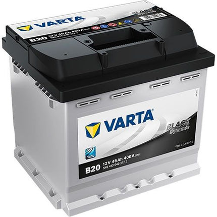 TYPE 077 VARTA BLACK DYNAMIC CAR BATTERY 12V 45AH B20 CCA (EN) 400 (545 413 040)-Powerland