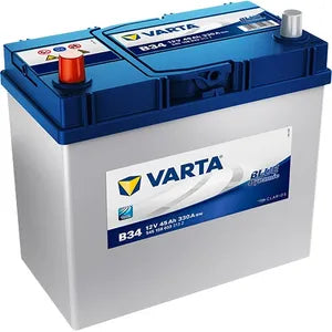 B34 VARTA BLUE DYNAMIC CAR BATTERY 12V 45AH (545158033) (049 057) - Powerland Renewable Energy