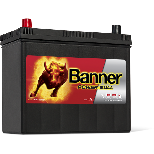 Banner (P4524) Power Bull Car Battery 12v 45Ah 390A (043 / 057)-Powerland