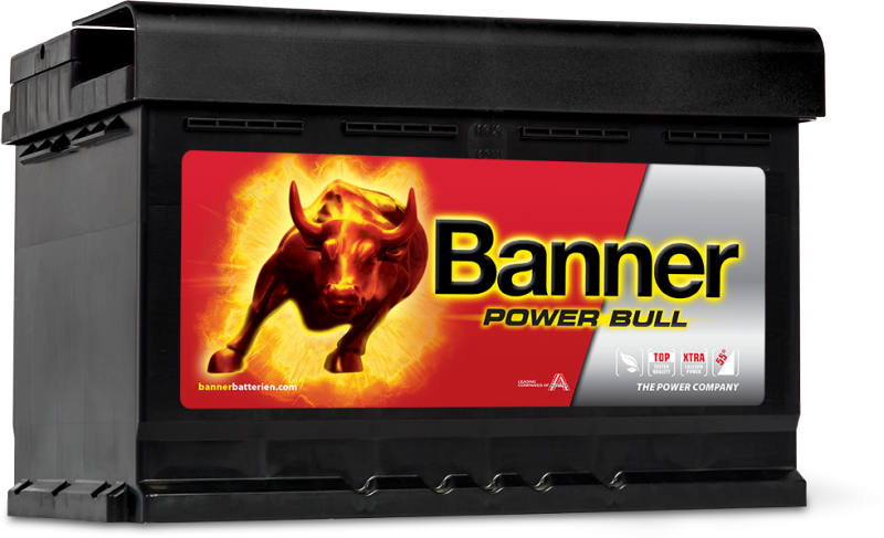 Banner (P7412) Power Bull Car Battery 12v 74Ah 680A (096)-Powerland