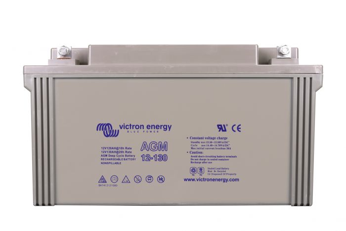 Victron Energy 12V/130Ah AGM Deep Cycle Battery - BAT412121084-Powerland