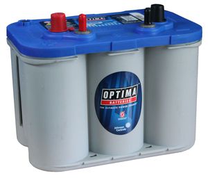 Optima BTDCM 4.2 AGM Marine Battery - 8016 253 12V Ah: 55 Cold Cranking Amps: 750-Powerland