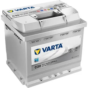 TYPE 012 VARTA C30 SILVER DYNAMIC CAR BATTERY 12V 54AH - Powerland Renewable Energy