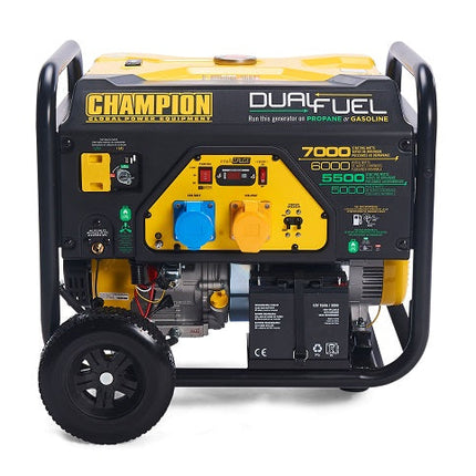 Champion 7000 Watt LPG Dual Fuel Generator With Electric Start - CPG7500E2-DF-Powerland