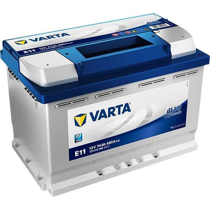 E11 VARTA BLUE DYNAMIC CAR BATTERY 12V 74AH (574012068) (096)-Powerland