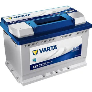 E12 VARTA BLUE DYNAMIC CAR BATTERY 12V 74AH (574013068) (096R 086) - Powerland Renewable Energy