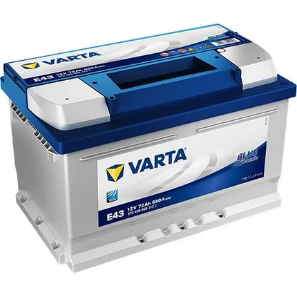 E43 VARTA BLUE DYNAMIC CAR BATTERY 12V 72AH (572409068) (100)-Powerland