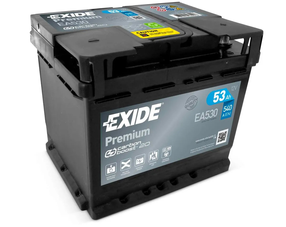 EA530 EXIDE PREMIUM CAR BATTERY 079TE-Powerland