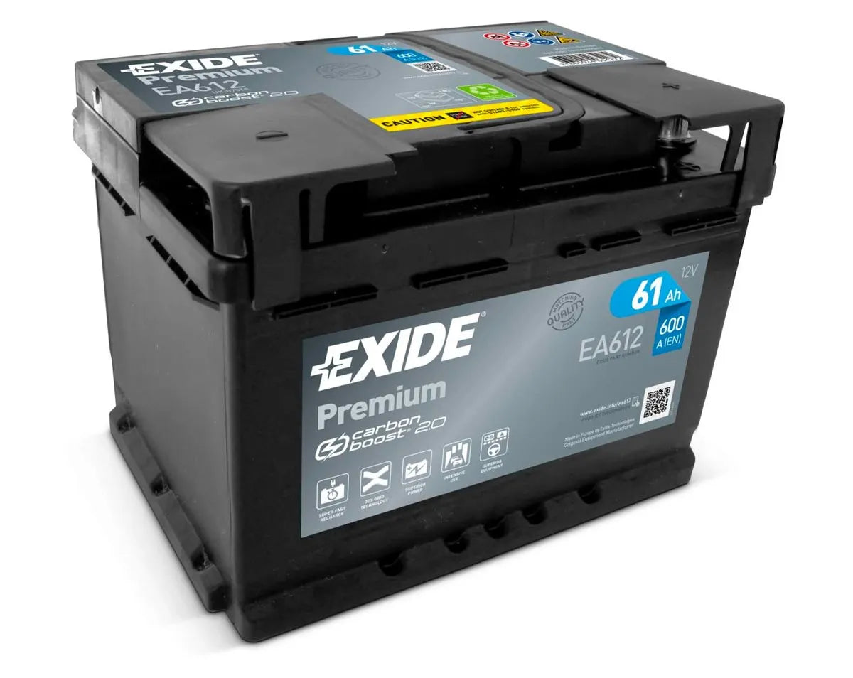 EA612 EXIDE PREMIUM CAR BATTERY 075TE-Powerland