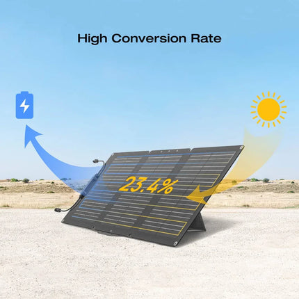 Ecoflow 60W Portable Solar Panel Battery-Powered Generators