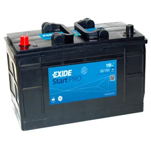 W664SE EXIDE HEAVY DUTY COMMERCIAL PROFESSIONAL BATTERY 12V 110AH EG1101 - Powerland Renewable Energy