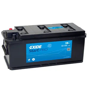 W617SE EXIDE HEAVY DUTY COMMERCIAL PROFESSIONAL BATTERY 12V 135AH EG1355 - Powerland Renewable Energy