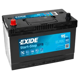 EXIDE 250 EFB CAR BATTERY 95AH EL955 - Powerland Renewable Energy