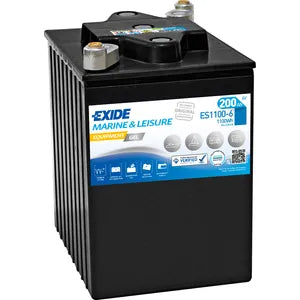 ES1100-6 EXIDE EQUIPMENT MARINE GEL LEISURE BATTERY 200AH - Powerland Renewable Energy