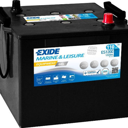 ES1200 EXIDE G110 MARINE GEL LEISURE BATTERY 110AH-Powerland