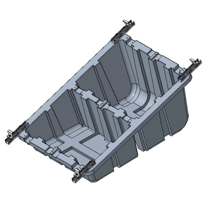 Fastensol Flat Roof Tray (Landscape Bundle)- extended option