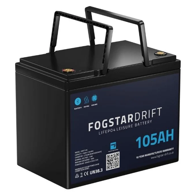 Fogstar Drift 12V 105Ah Lithium Leisure Battery