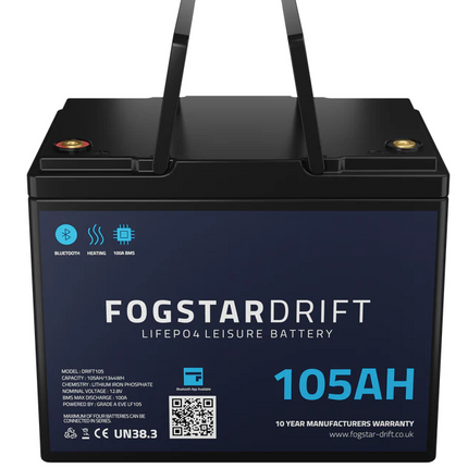 Fogstar Drift 12V 105Ah Lithium Leisure Battery