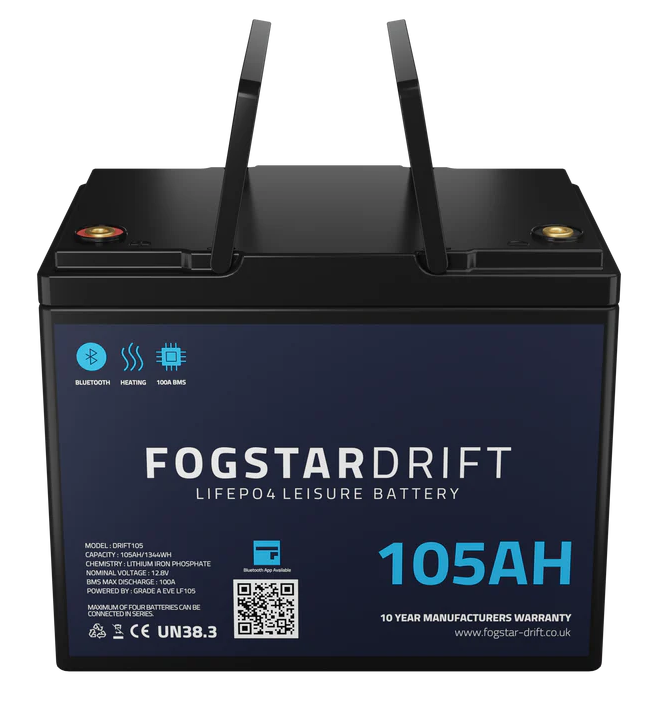 Fogstar Drift 12V 105Ah Lithium Leisure Battery