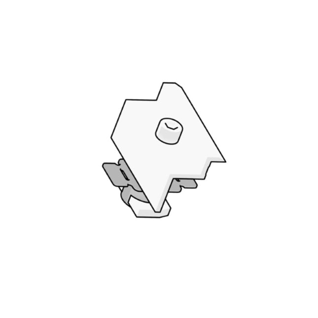 GSE Ground Mount EVOLUTION End Clamp 30MM - BLACK