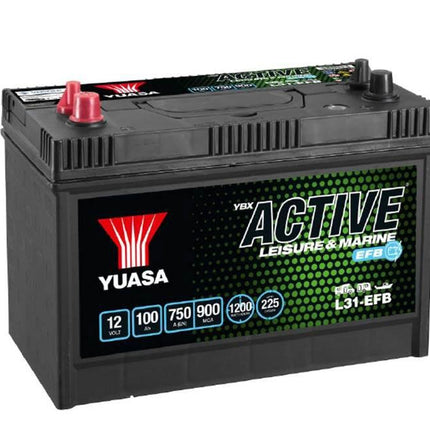 L31-EFB YUASA LEISURE BATTERY 12V 100AH-Powerland