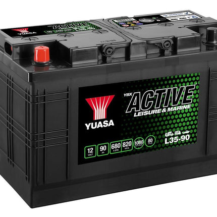 L35-90 YUASA LEISURE BATTERY 12V 90AH-Powerland