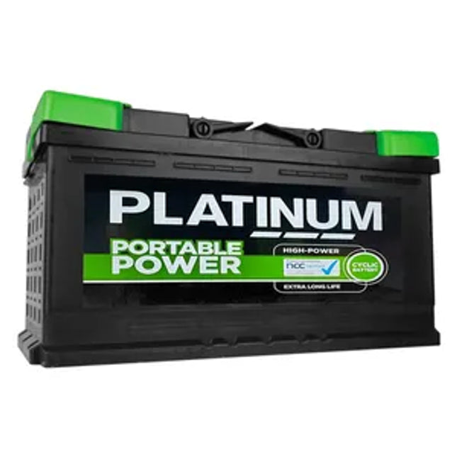 Platinum Leisure Battery EFBLB6110L 12V 100Ah EFB - Powerland.co.uk
