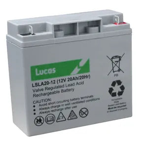 LSLA20-12 LUCAS SLA BATTERY 12V 20AH - Powerland Renewable Energy