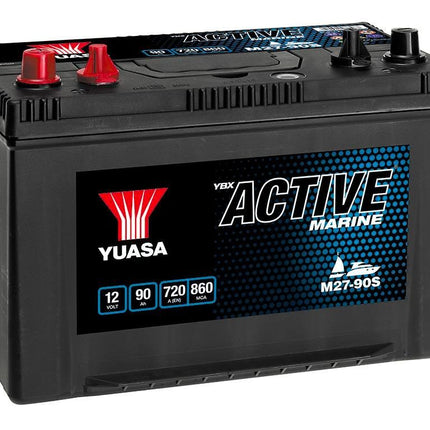 M27-90S YUASA MARINE BATTERY 12V 90AH-Powerland