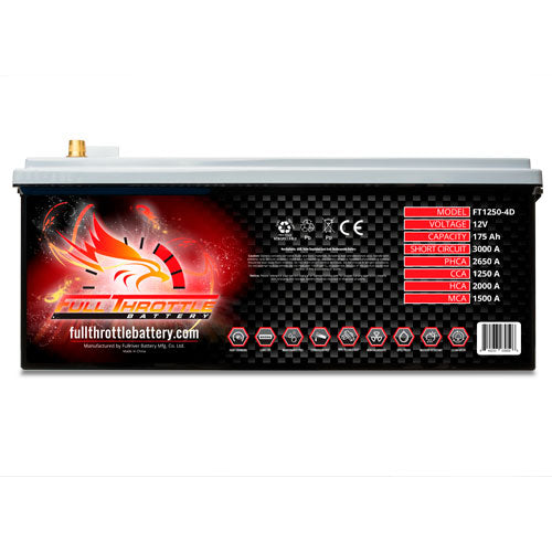 FT1250-4DLT FULL THROTTLE HIGH PERFORMANCE 175AH TPPL AGM BATTERY-Powerland