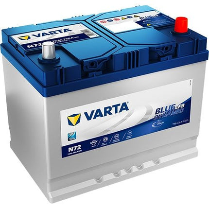 N72 VARTA START-STOP EFB CAR BATTERY 12V 72AH (572501076) 068EFB-Powerland