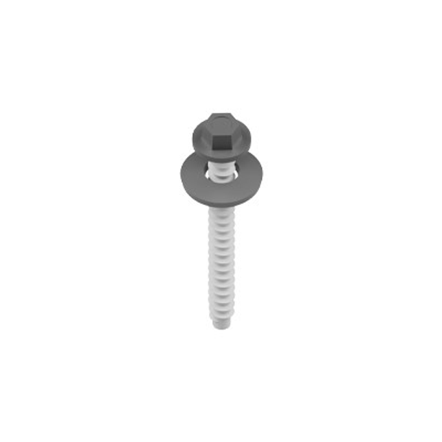 GSE In-Roof Screw 6.5x60 mm - EPDM - A2 - BLACK - ART106051 - Powerland.co.uk