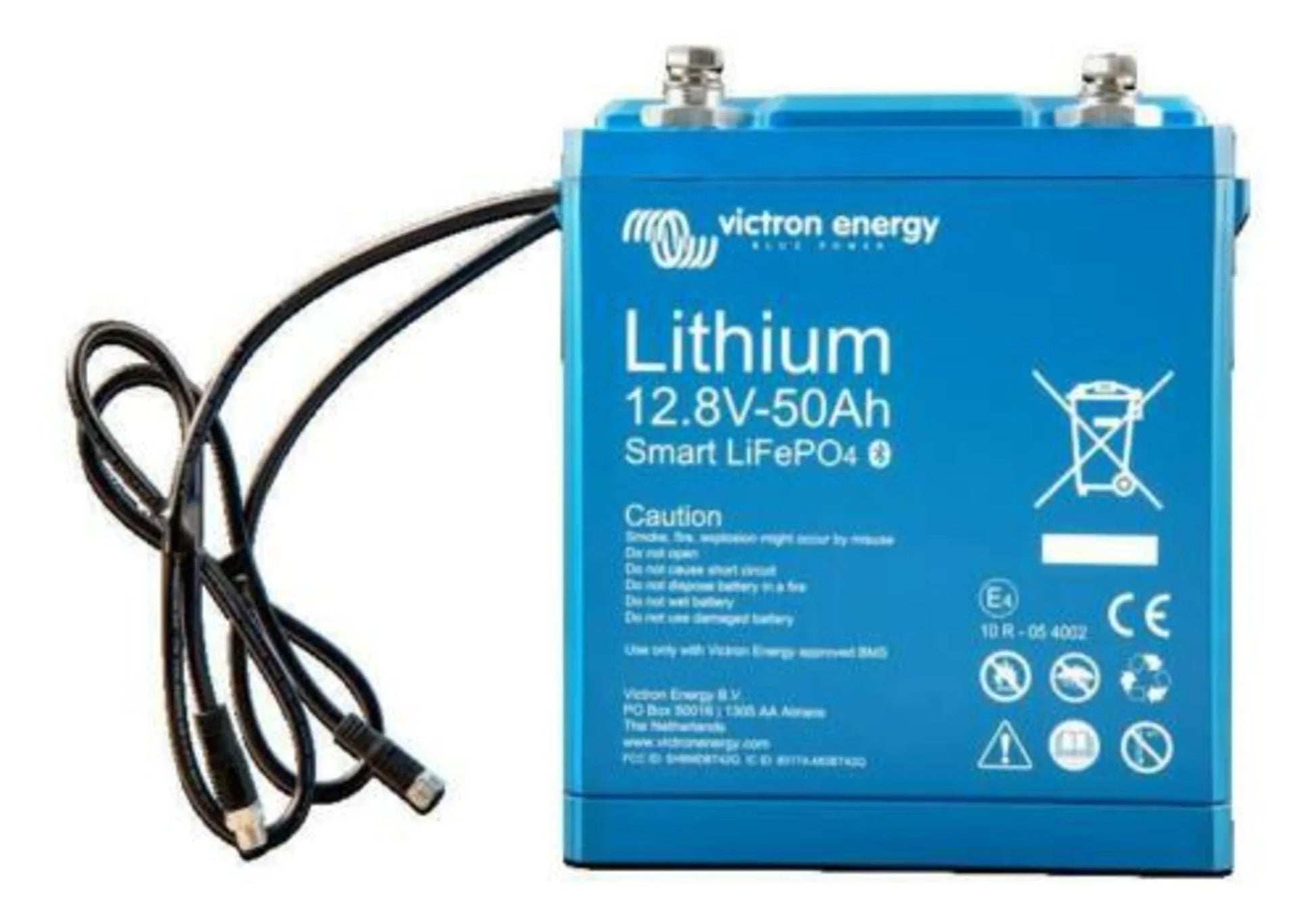 Victron Energy LiFePO4 Battery 12.8V 50Ah Smart - BAT512050610-Powerland