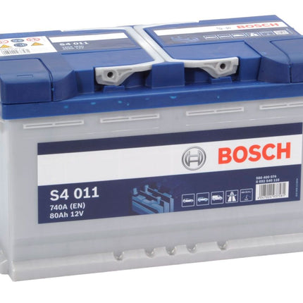 S4 011 BOSCH CAR BATTERY 12V 80AH (CCA 740 amps) Type 115 S4011-Powerland