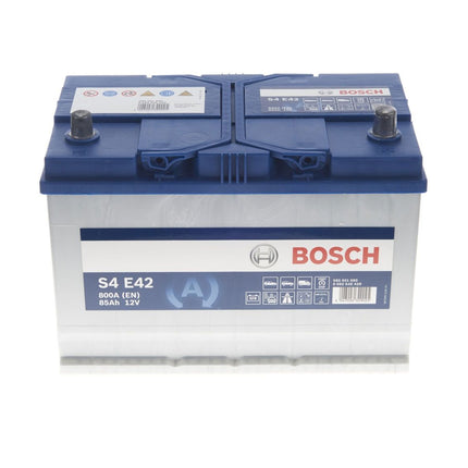 S4 E42 BOSCH CAR BATTERY 12V 85AH TYPE 249 EFB S4E42-Powerland