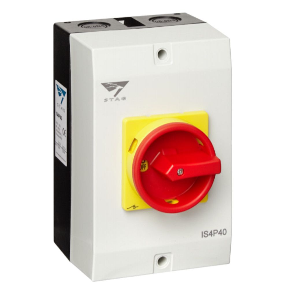 IMO Stag AC Isolator 4 Pole, 40 Amp - Powerland.co.uk